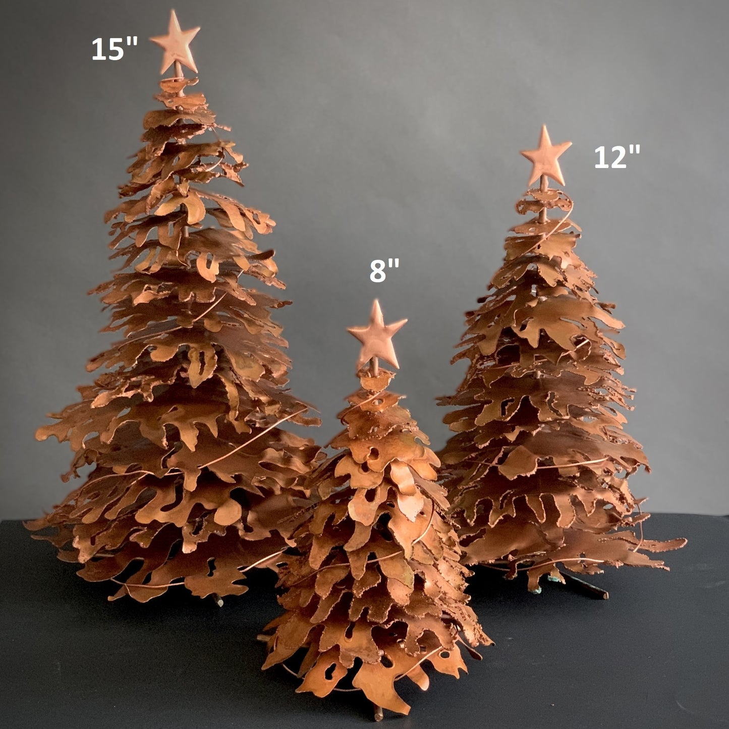 Andy Brinkley Studio 8" Copper Christmas Tree in Natural