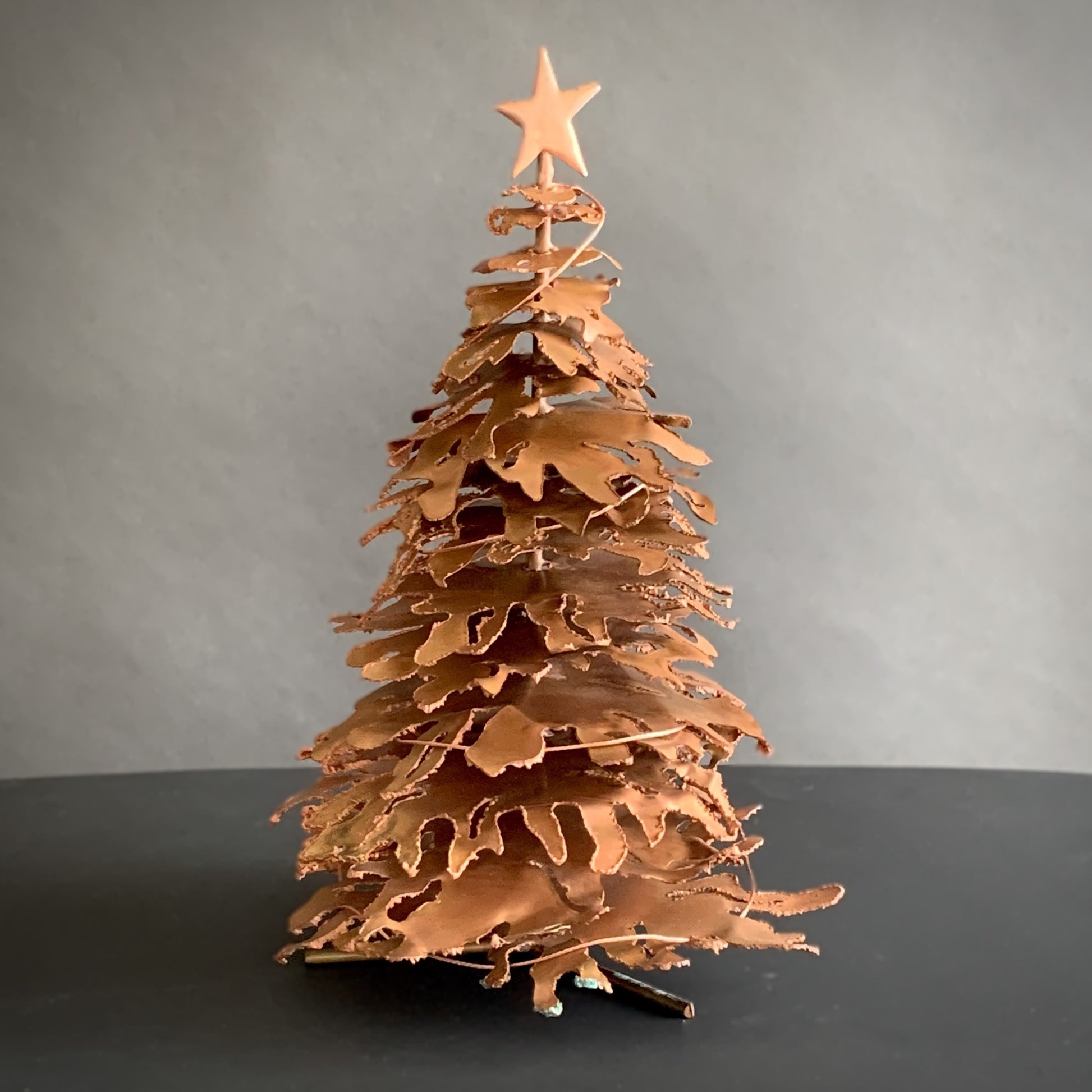 Andy Brinkley Studio 12" Copper Christmas Tree in Natural