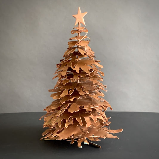 Andy Brinkley Studio 12" Copper Christmas Tree in Natural