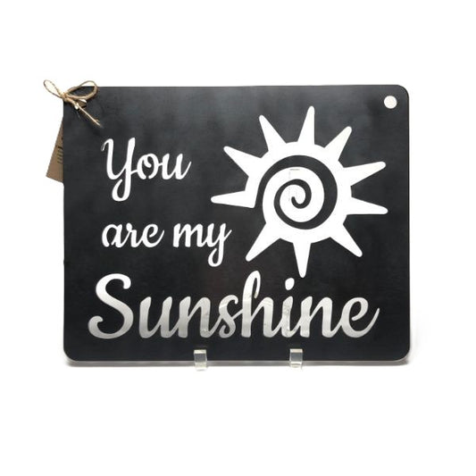 BE Creations "You Are My Sunshine" Steel Sign