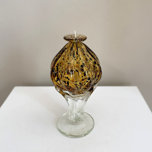 Callahan Mountain Oil Lamp in Amber/Black