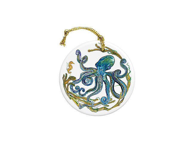 ClayBorn Ceramic Ornament Octopus