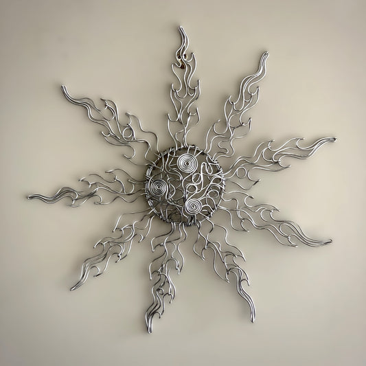 Drawn Metal Wire Sun