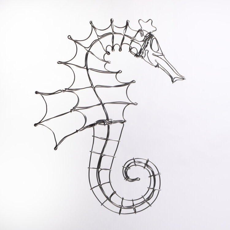 Drawn Metal Small Wire Seahorse