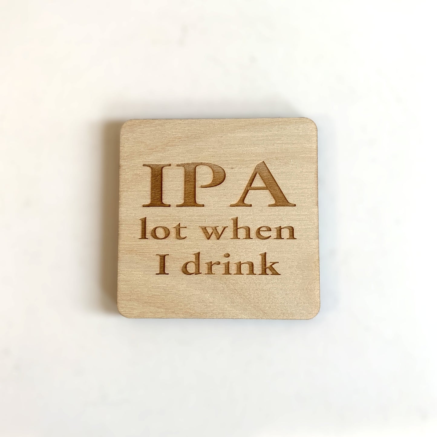 G3 Studios Wood Coaster, IPA Lot