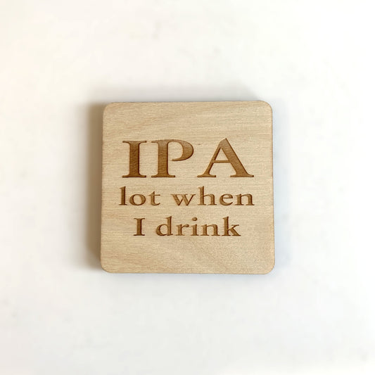 G3 Studios Wood Coaster, IPA Lot