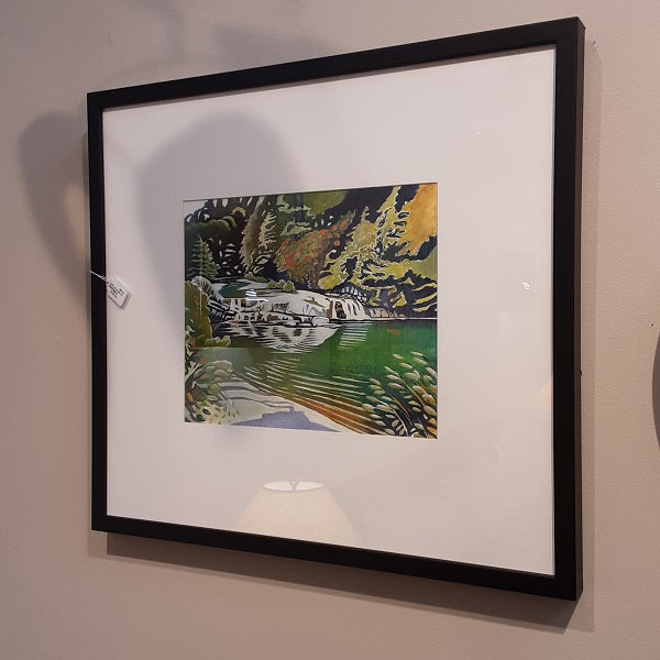 C. Shana Greger "Linville Falls #4 MM 316" Framed Painting