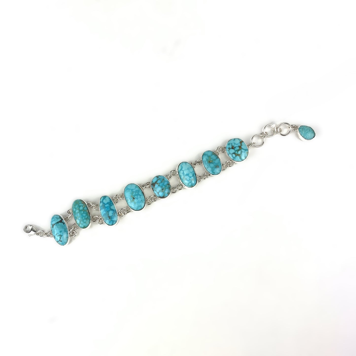 Jim Hayes Kingsmen Turquoise 9-Stone Bracelet