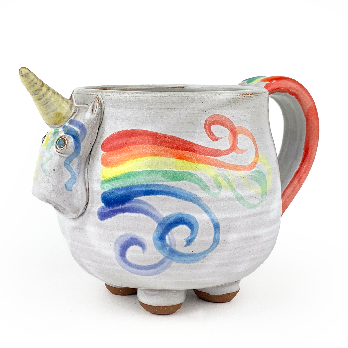 Mudworks Pottery Elwood the Unicorn Mug