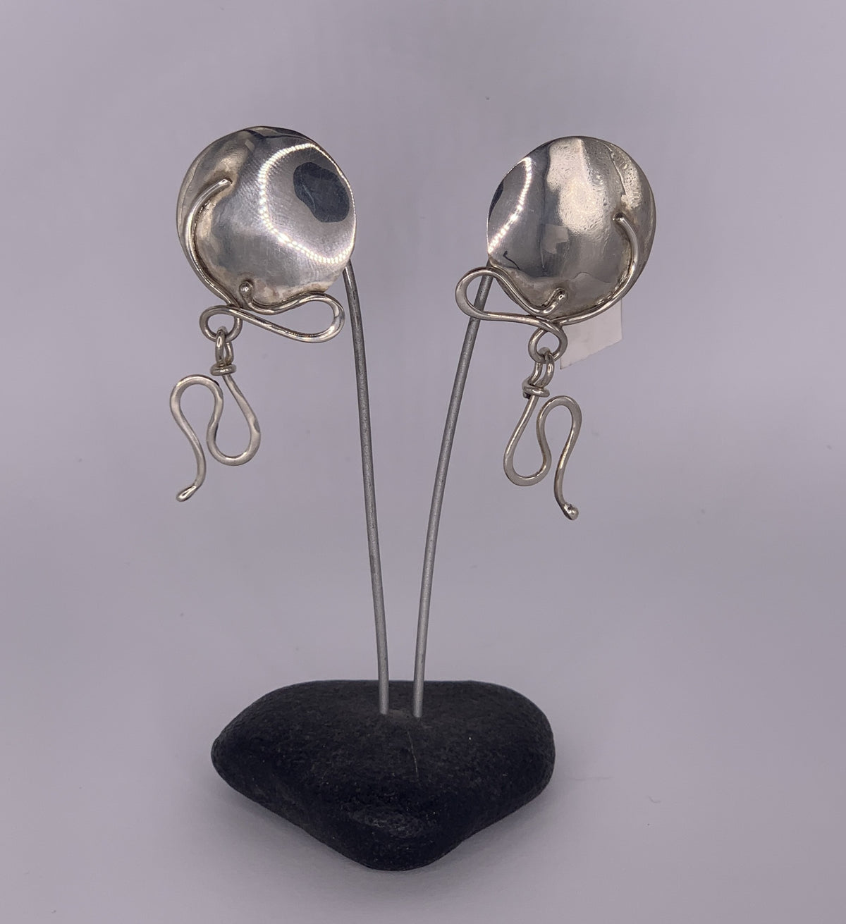 Katherine Palmer Sterling Silver Circle Earrings