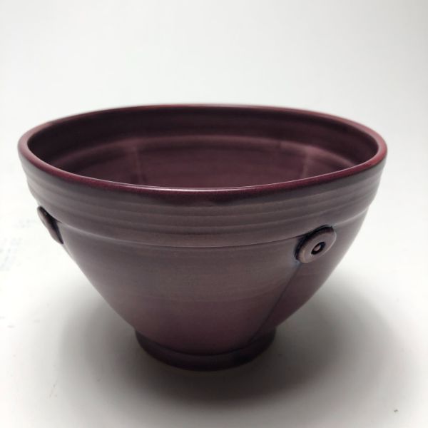 Rebecca Lowery Pottery 5" Bowl Purple