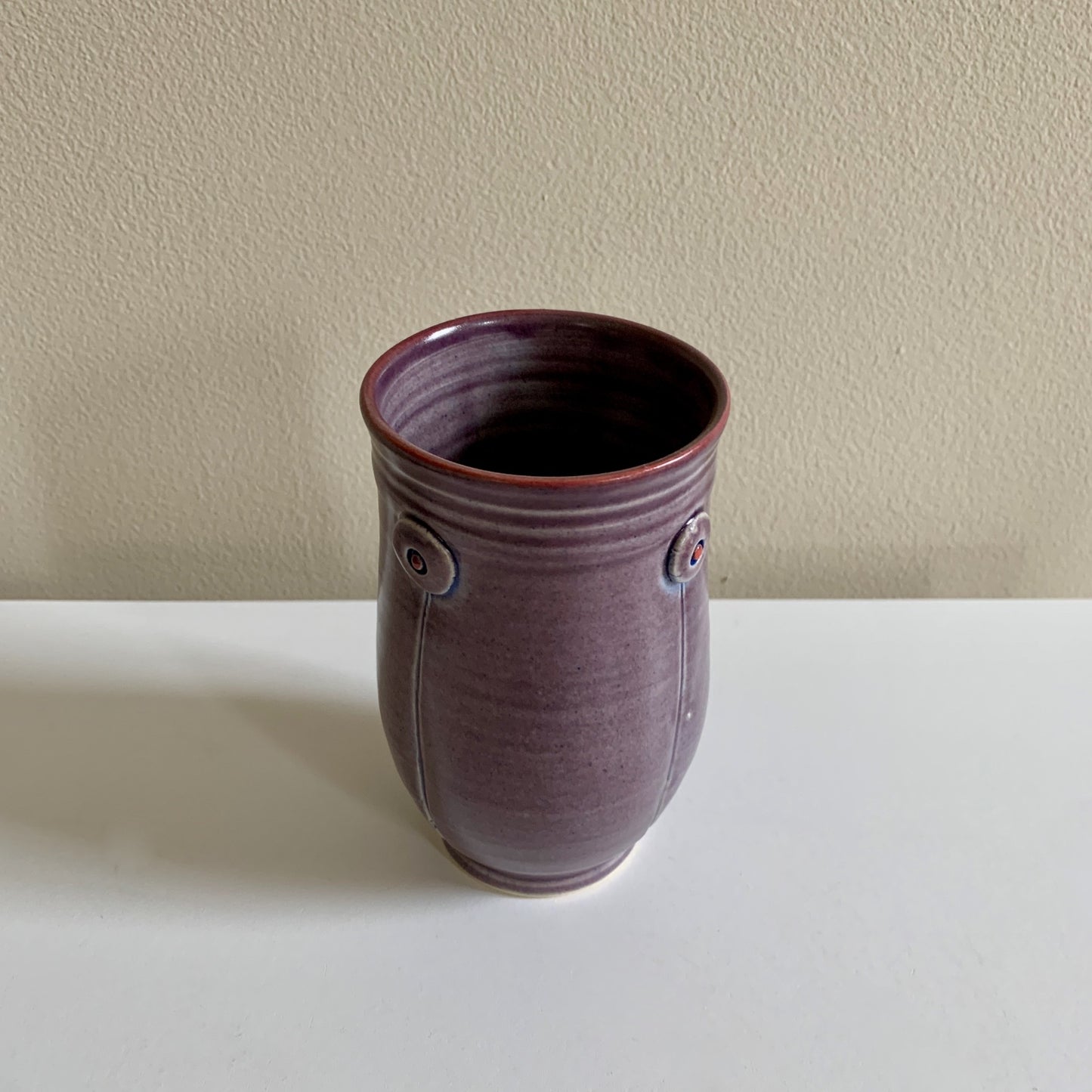 Rebecca Lowery Pottery Tumbler Purple