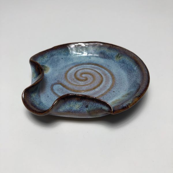 Salvaterra Pottery Spoon Rest Mist