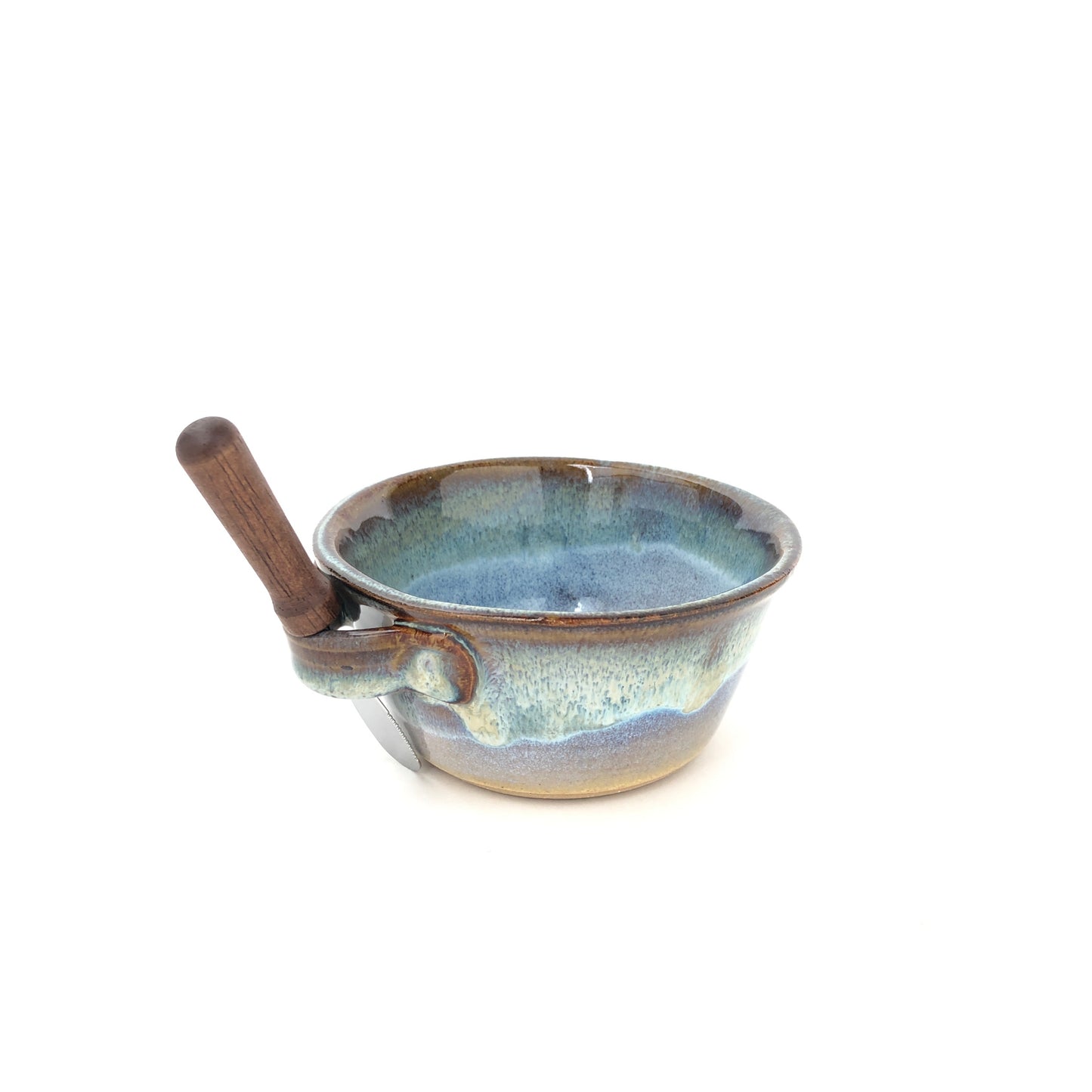 Salvaterra Pottery 8 Oz Spreader Cup w/ Knife Mist