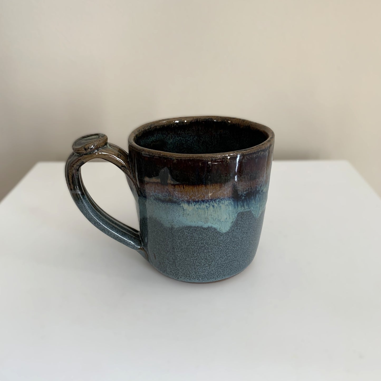 Salvaterra Pottery Wide Mouth Mug Waterfall