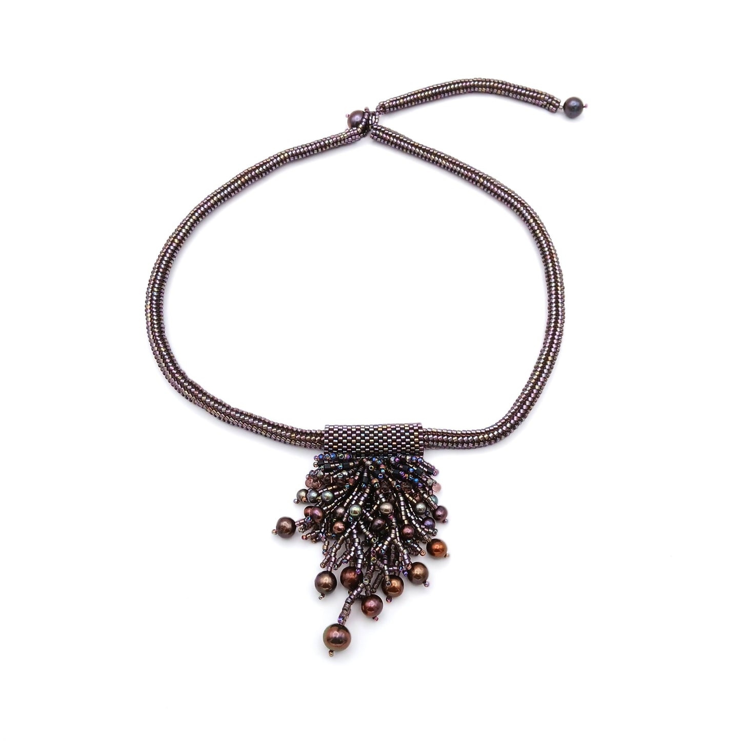 Vita Schneider Beaded Necklace, Freshwater Pearls and Crystals