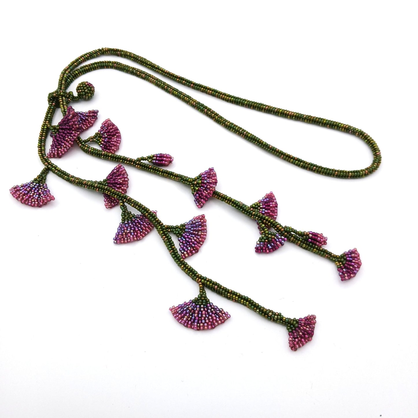 Vita Schneider Beaded Necklace, Clover (Large)