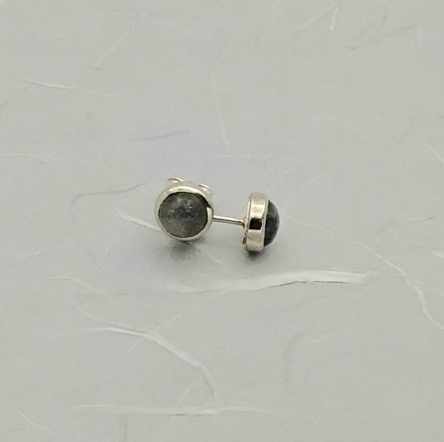 Julie Simon "Simple Labradorite" Stud Earrings