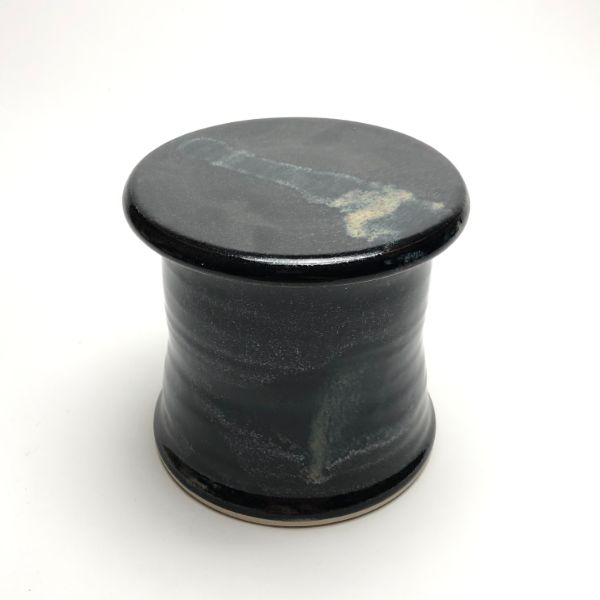 Stegall's Stoneware French Butter Keeper Black