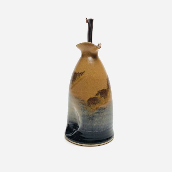 Stegall's Stoneware Oil Cruet Tan