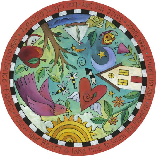 Sincerely, Sticks "Playful Day" Lazy Susan