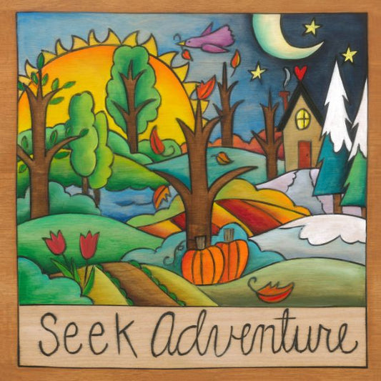 "Get Going" Plaque 9X9