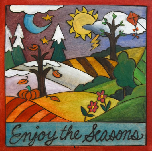 Sincerely, Sticks "As Time Goes" 6X6 Plaque