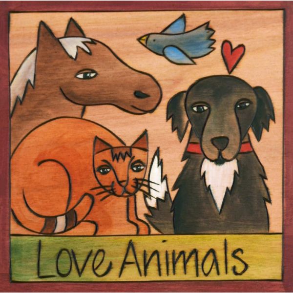 "All Creatures Great" Plaque 6X6