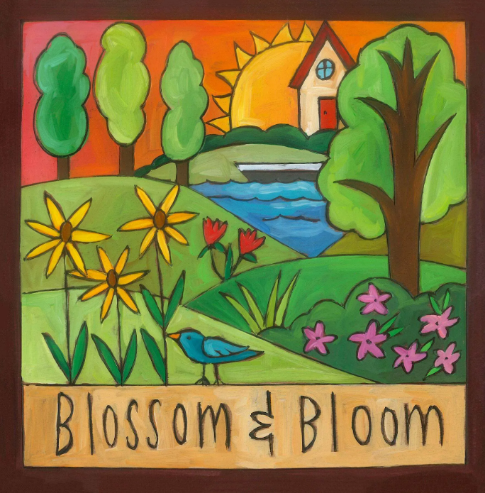 "It's Growin' Time" Plaque 6X6