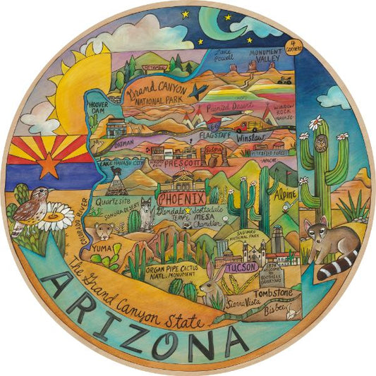 Lazy Susan AZ "Desert Dreams" Arizona