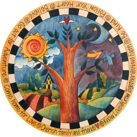 Lazy Susan "Dancing Birds"