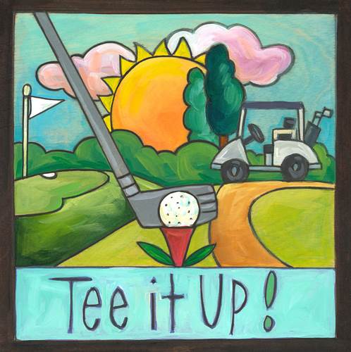 "Fore!" (Golf) Plaque 6X6