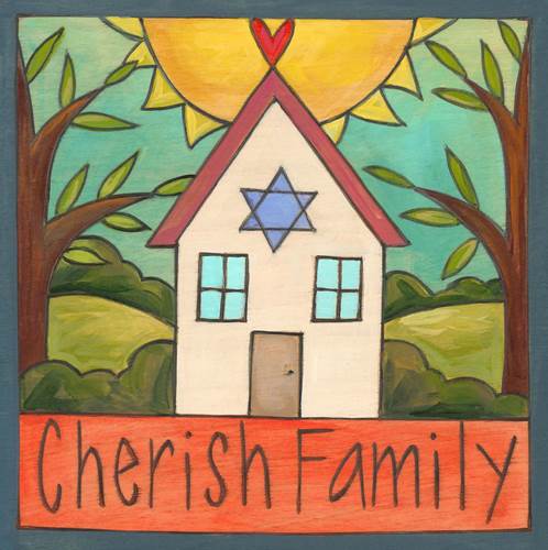 L'Chaim (Cherish Family) Plaque 6X6
