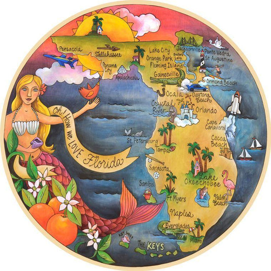 Lazy Susan FL "Oh How We Love Florida"