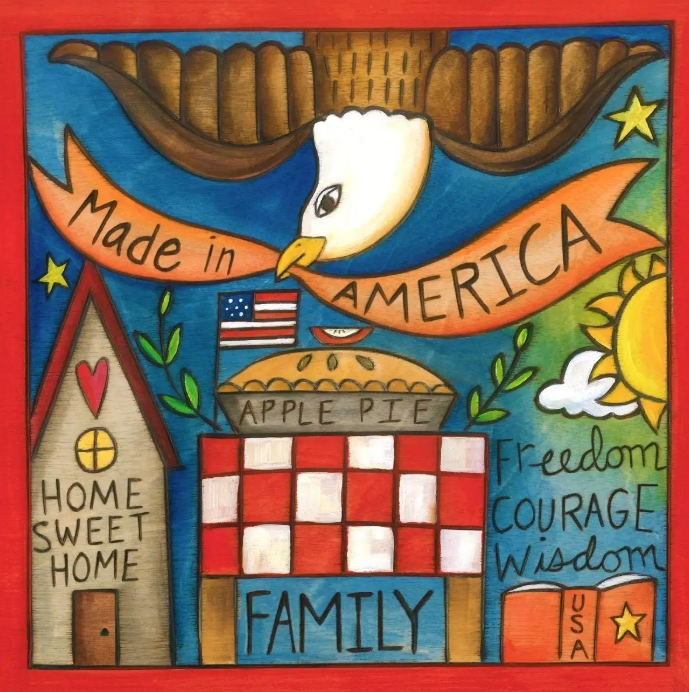 "Be Free" Plaque 6X6
