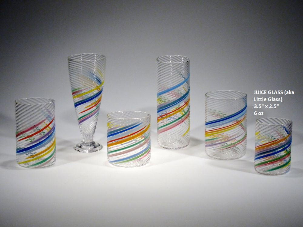 Tom Stoenner "Little" Juice Glass (Rainbow)