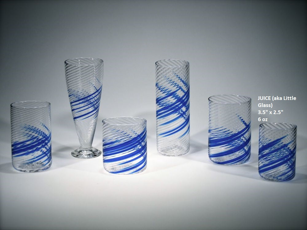 Tom Stoenner Little Glass (Blue Swirl)