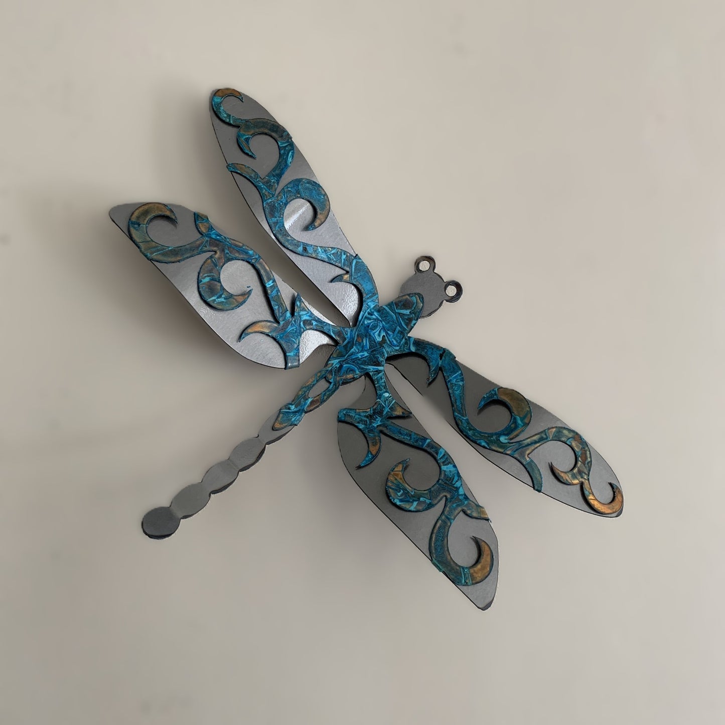Studio G7 Scrolled Patina Dragonfly (Large)