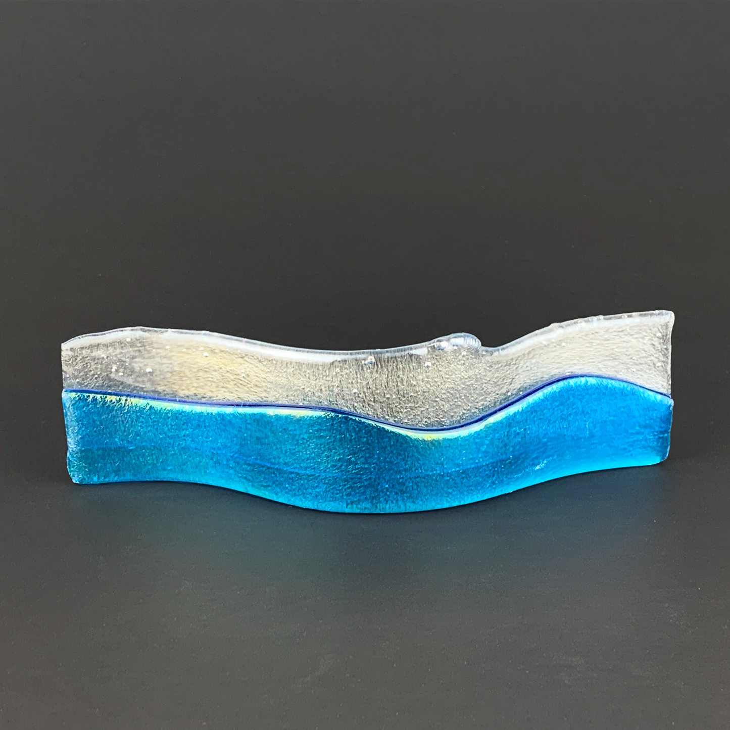 Chris Paulson Wavy Frame Picture Holder Small Aqua