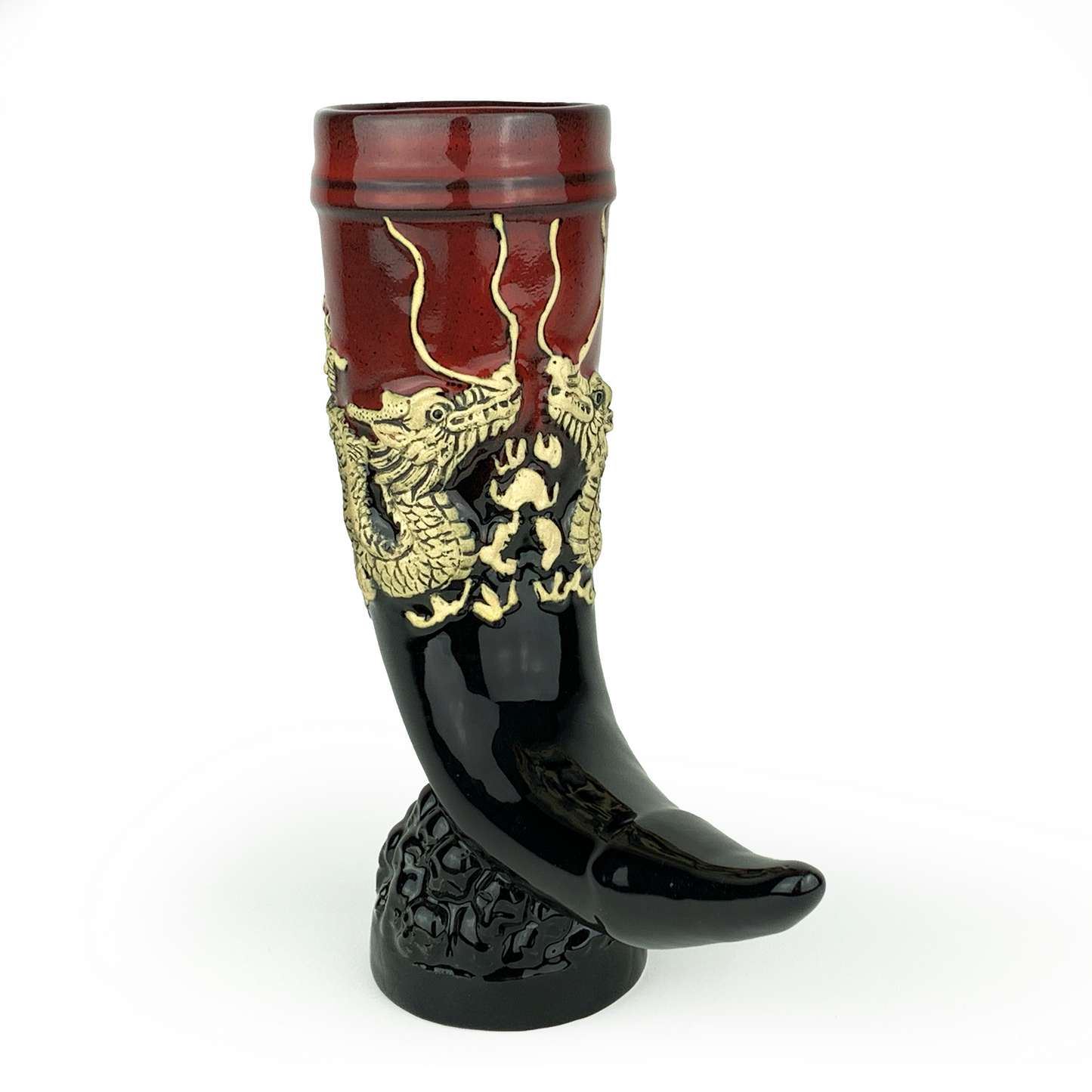 Always Azul Dragon Horn Stein Red