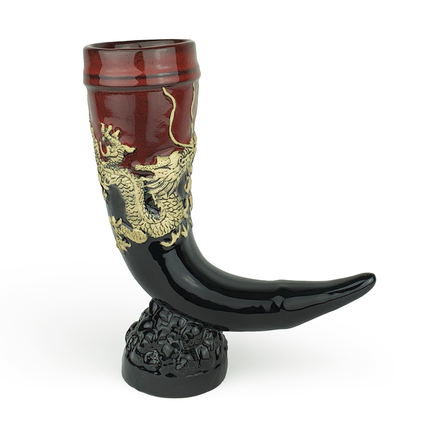 Always Azul Dragon Horn Stein Red