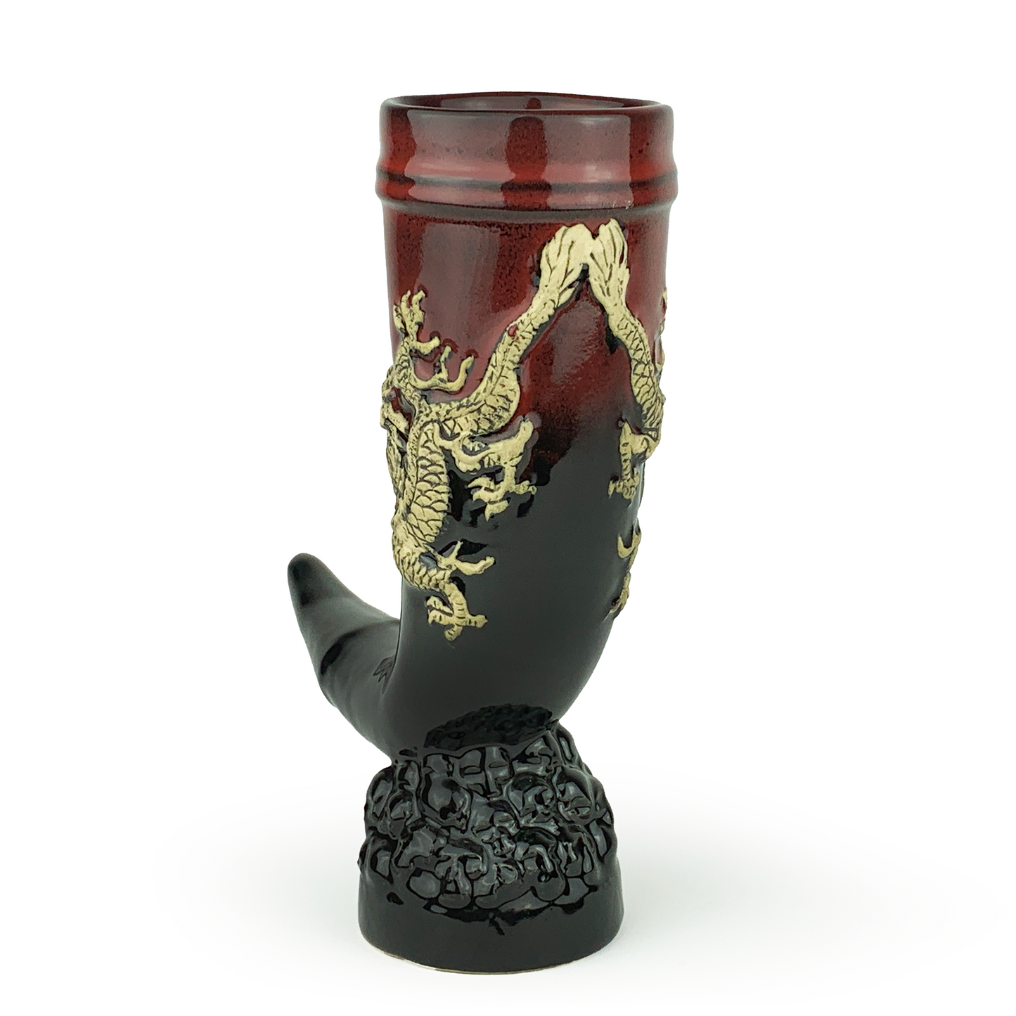 Always Azul Dragon Horn Stein Red