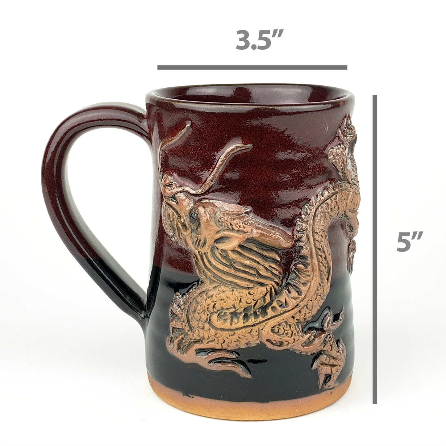 Always Azul Eastern Dragon Mug Red