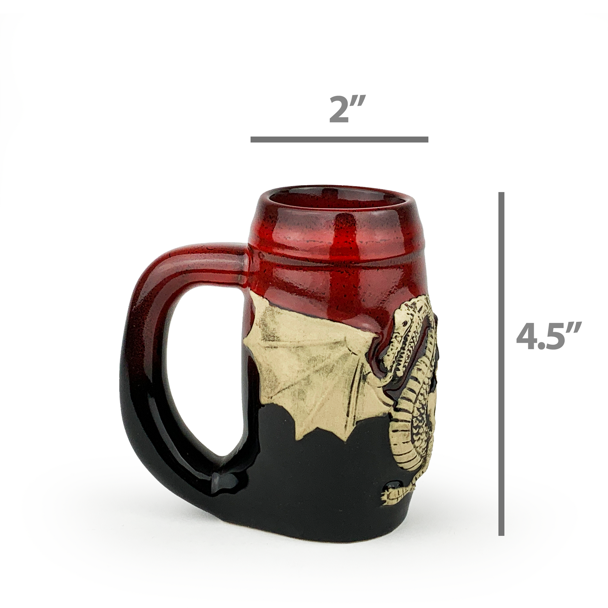 Always Azul Mini Dragon Stein Red
