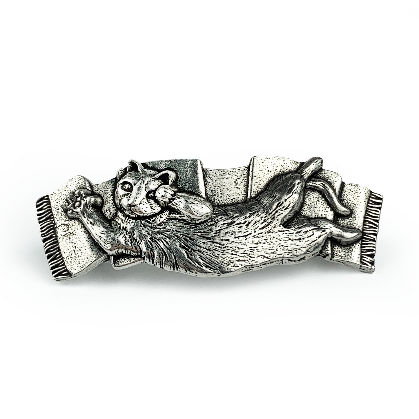 Oberon Design Playful Cat Barrette