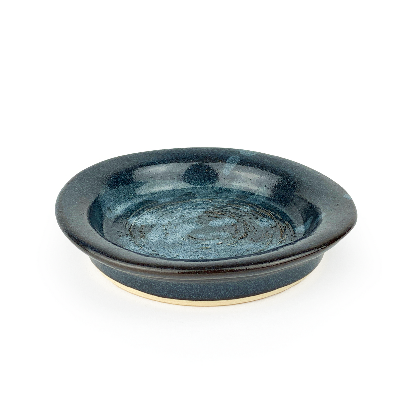 Stegall's Stoneware Garlic Grater Blue