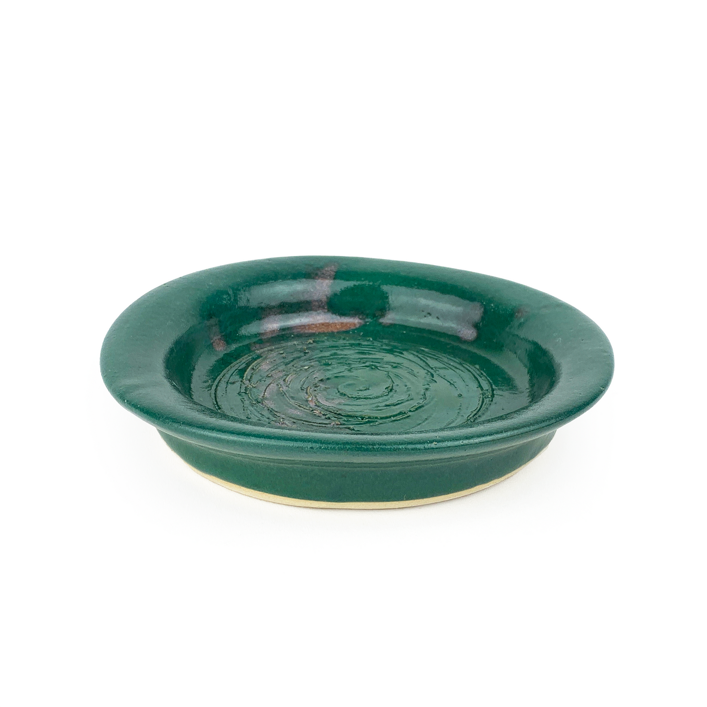 Stegall's Stoneware Garlic Grater Green