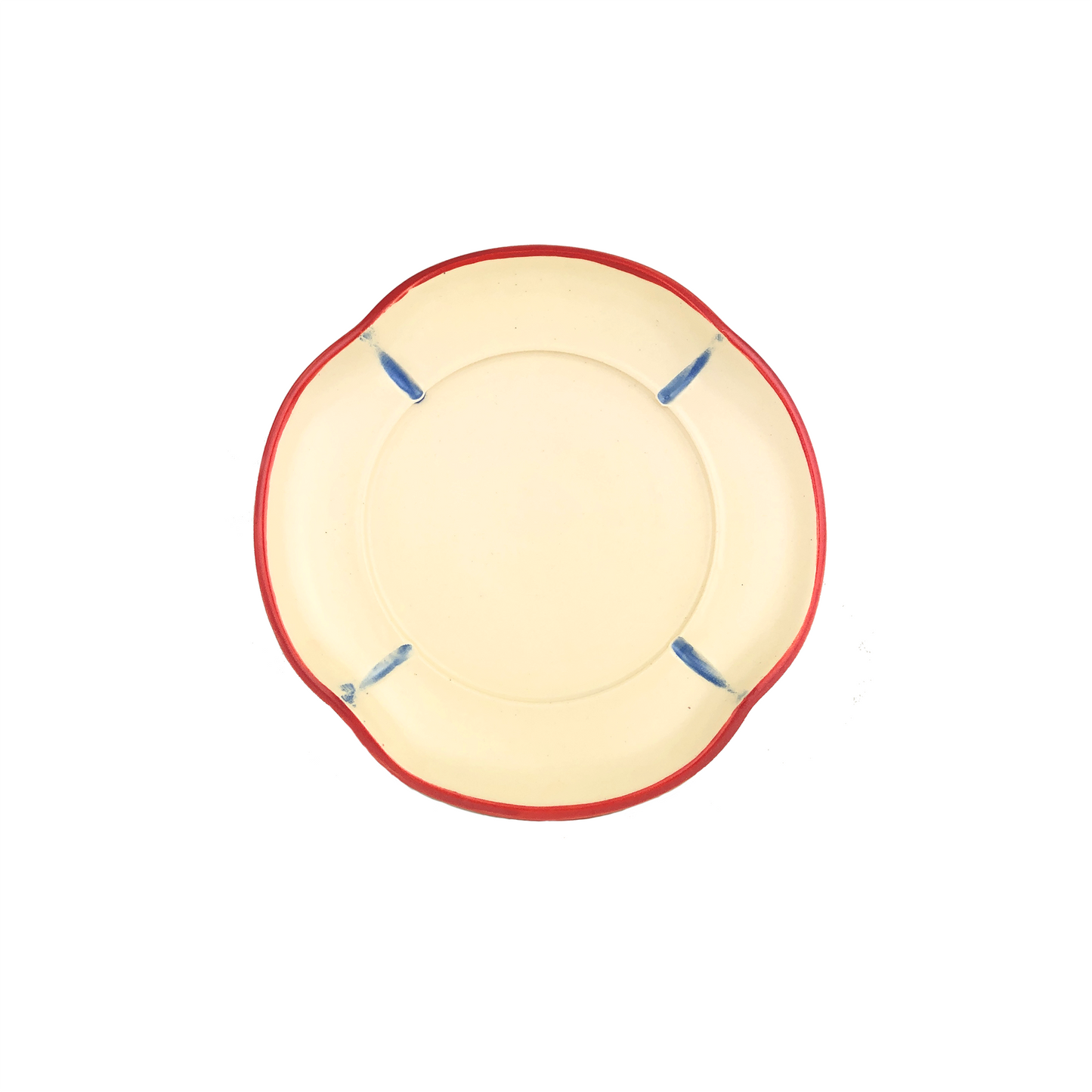 6" Saucer Vanilla