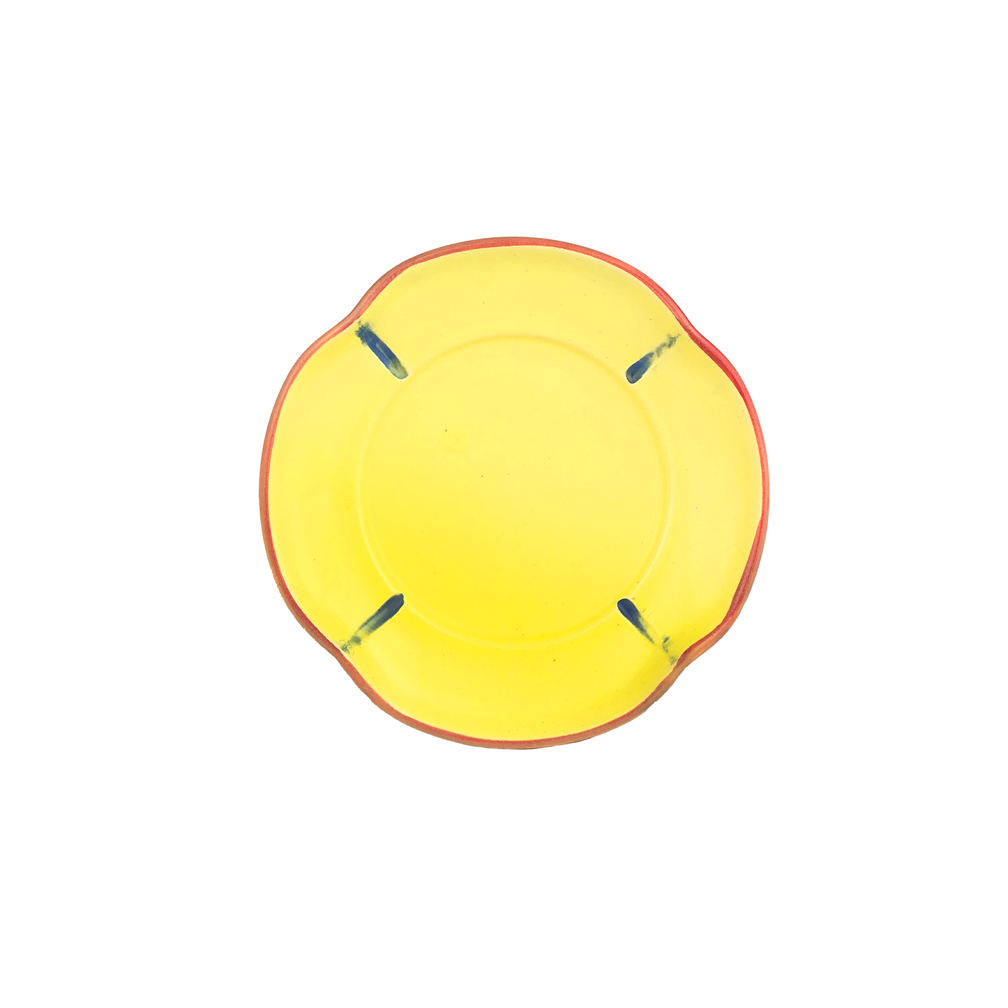 6" Saucer Yellow