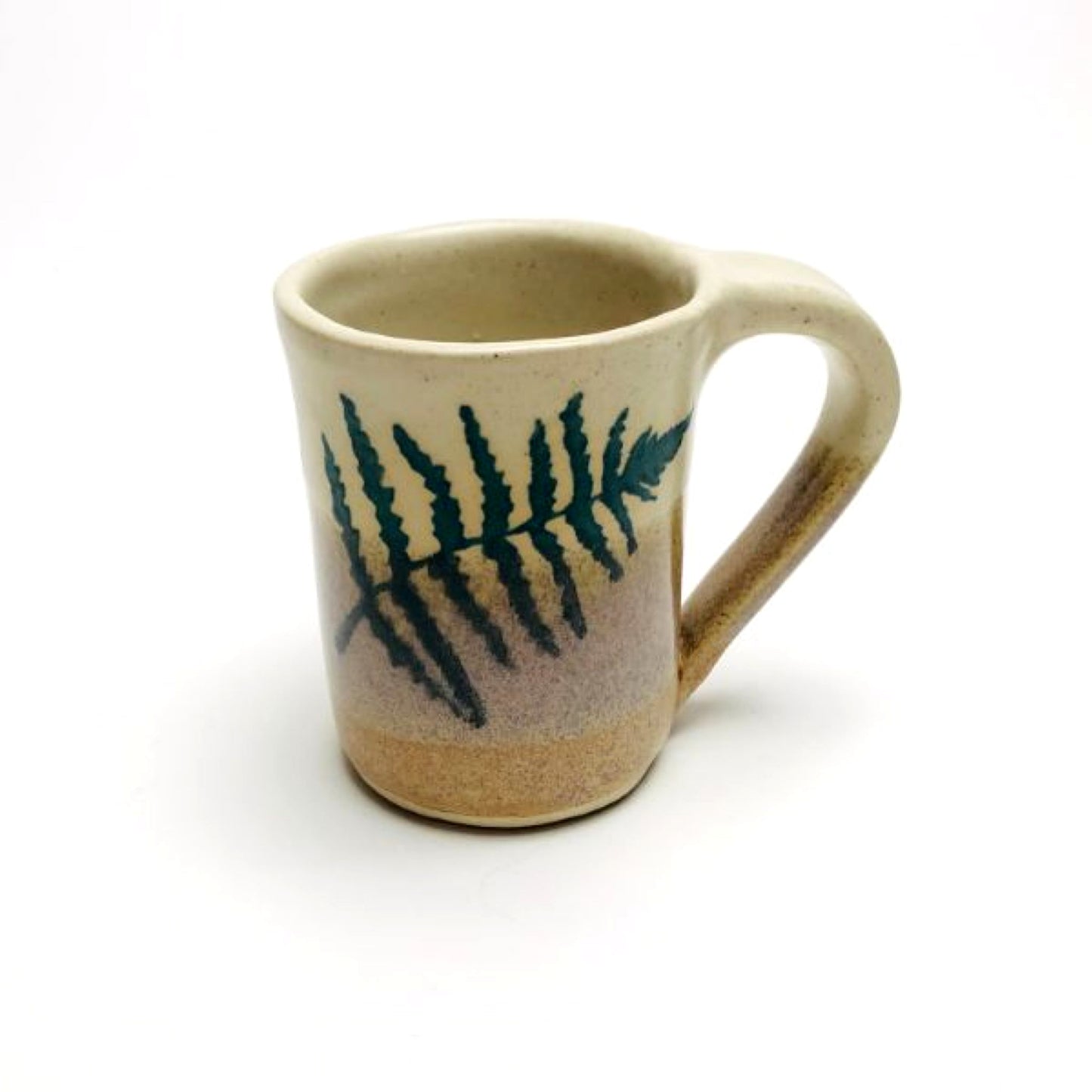 Stegall's Stoneware Round Mug, Fern